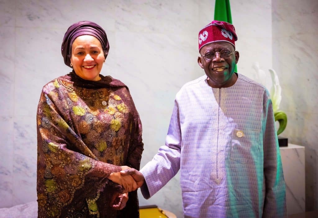 PRESIDENT TINUBU CELEBRATES DEPUTY SECRETARY-GENERAL OF THE UNITED NATIONS, AMINA MOHAMMED, AT 63