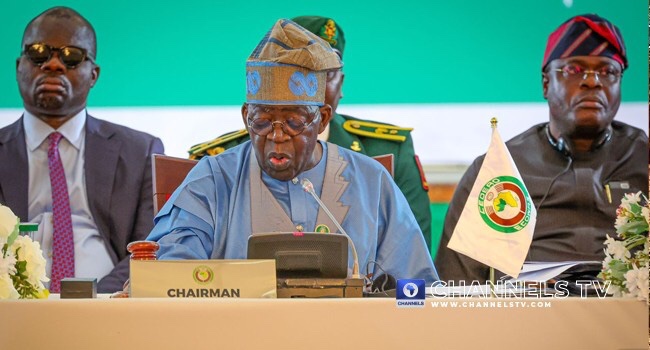 PRESIDENT TINUBU RE-ELECTED AS ECOWAS CHAIRMAN