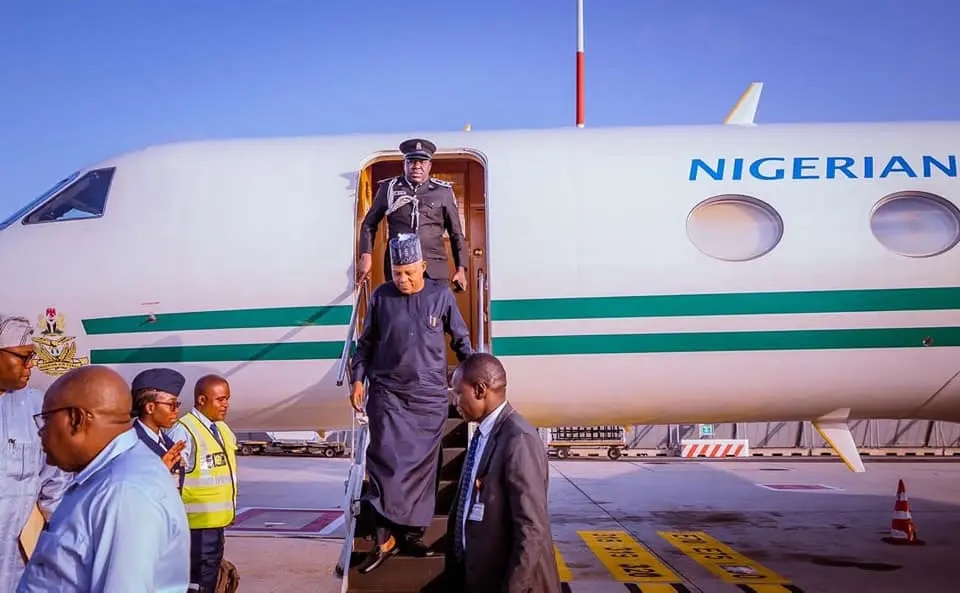 VP KASHIM SHETTIMA RETURNS TO NIGERIA AFTER SUCCESSFUL UNGA IN NEW YORK