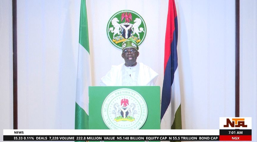 FULL TEXT OF PRESIDENT TINUBU NATIONAL BROADCAST ON THE 64TH INDEPENDENCE ANNIVERSARY