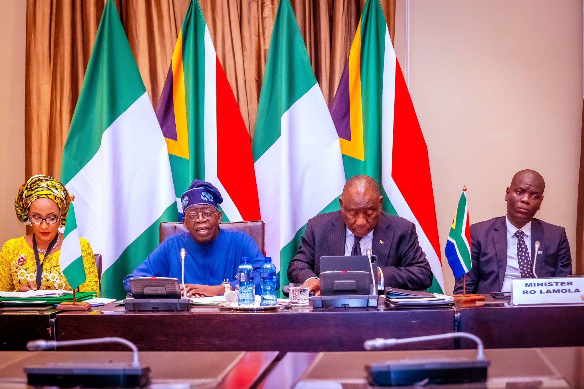 PRESIDENT TINUBU & PRESIDENT RAMAPHOSA AT THE 11th SESSION OF NIGERIA & SOUTH-AFRICA BI-NATIONAL COMMISSION