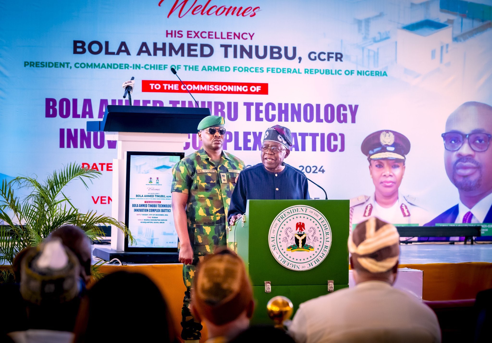 PRESIDENT TINUBU COMMISSIONS BAT TECHNOLOGY INNOVATIVE COMPLEX IN ABUJA